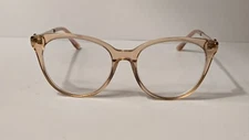 Amelia E Tricia 35-001027 Beige Eyeglasses Frames 53-17-145 Case