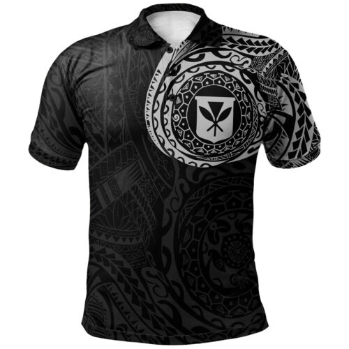 Men Polynesia Polo T-Shirt Hawaii Souvenir Tee Shirt Summer Casual Tops Pullover - Picture 21 of 21