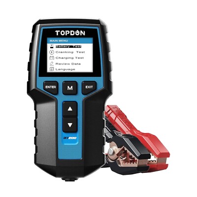 Präziser 12V 24V BT200 Batterietester - Schnelle Testergebnisse mit LCD-Display