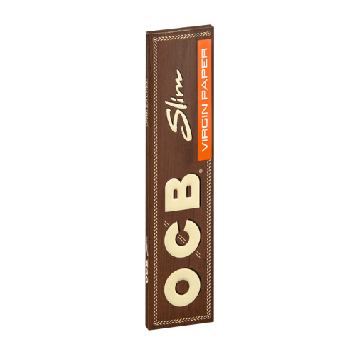 OCB Virgin Unbleached Slim Paper a 32 Blatt | 50 Hefte - Bild 2 von 3