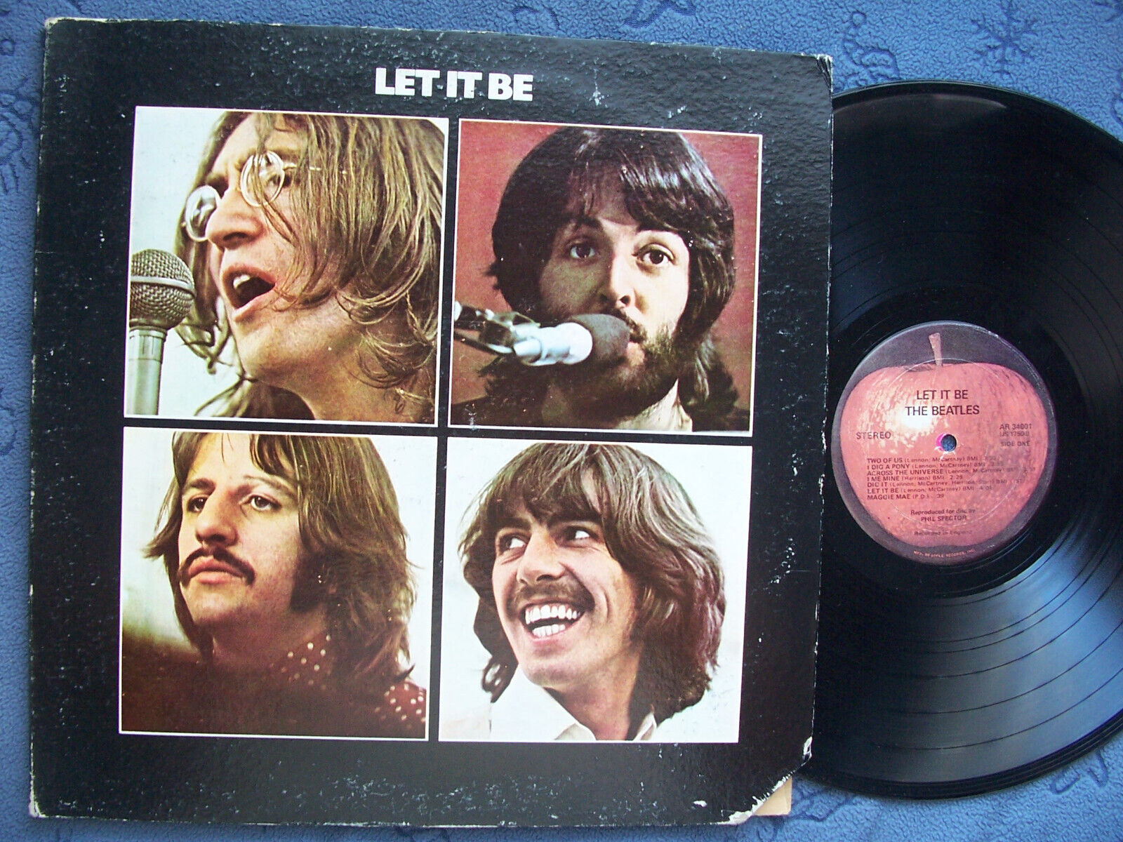 The Beatles...Let It Be....Orig. Apple Stereo LP  1970