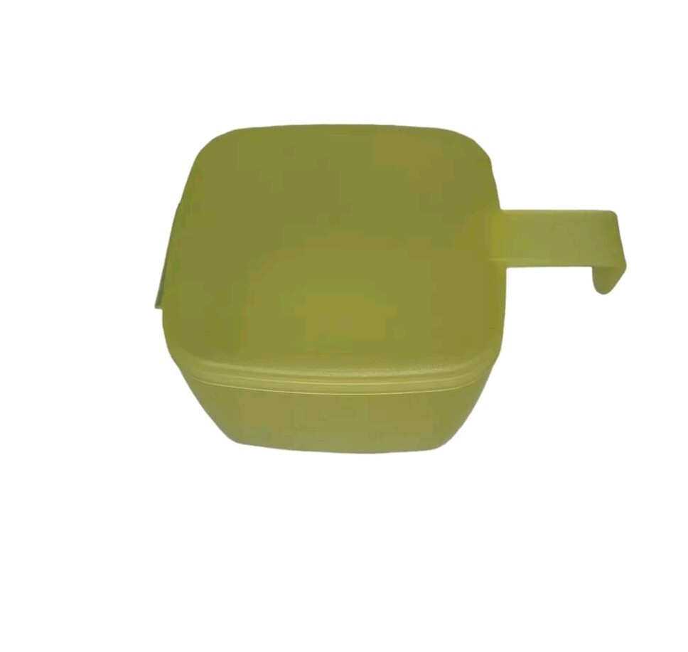 Tupperware Forget Me Not Square Cheese Singles Keeper Holder
