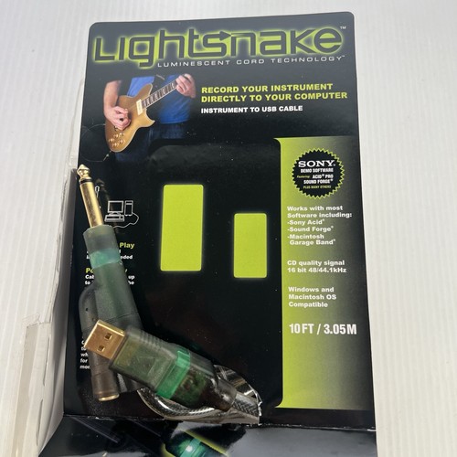 Lightsnake Instrument to USB Cable 10Ft/3.05 Meter