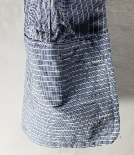 Bill Blass Black Label Mens Dress Shirt Blue White Pin Stripe Button Down - Picture 4 of 5