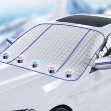 Car Front Windshield Cover Magnetic Sun Shade Snow Anti-Frost Guard Protector