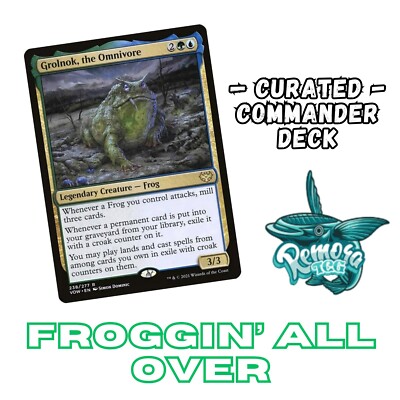Grolnok, The Omnivore | Frog Tribal Custom Commander Deck | EDH Grolnok Deck |