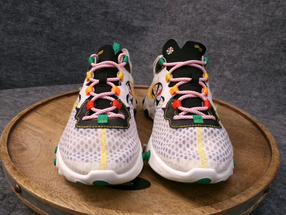 Nike Men’s React Element 55 Sunburst Athletic Sneakers Shoes Size 8.5 CK9288-100 - Image 2 of 4
