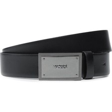 HUGO BOSS BELT BLACK MENS BOSS ICON G DM, 50503310001