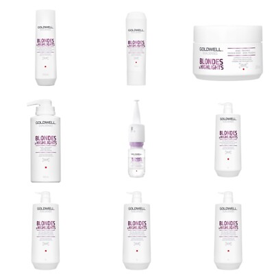 Goldwell Dualsenses Blondes&Highlights Shampoo, Conditioner und Behandlungsoptionen