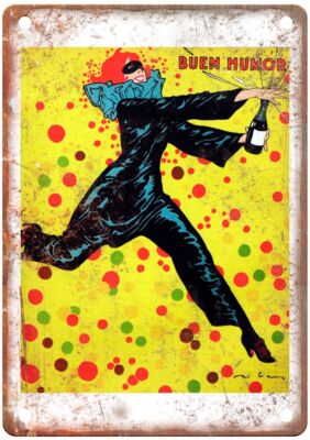 1922 Vintage Liquor Poster Retro Look Reproduction Metal Sign E1264