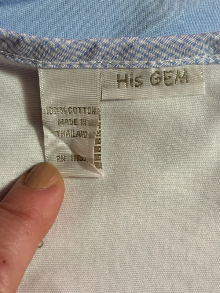 Manta bebé Su gema Salmo 25 El Señor es mi pastor - Azul - Cordero - 100% algodón Foto 4 de 4