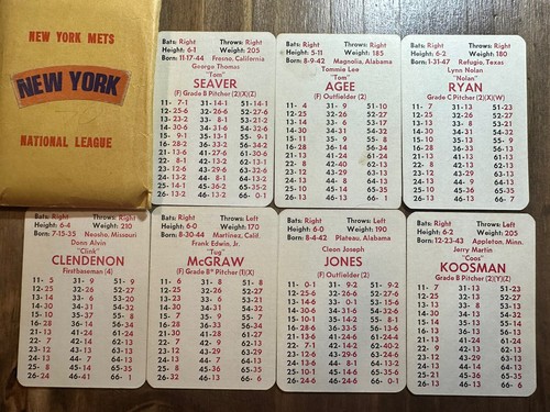Original 1958 APBA Baseball Complete Set 16 Teams 320 Cards A