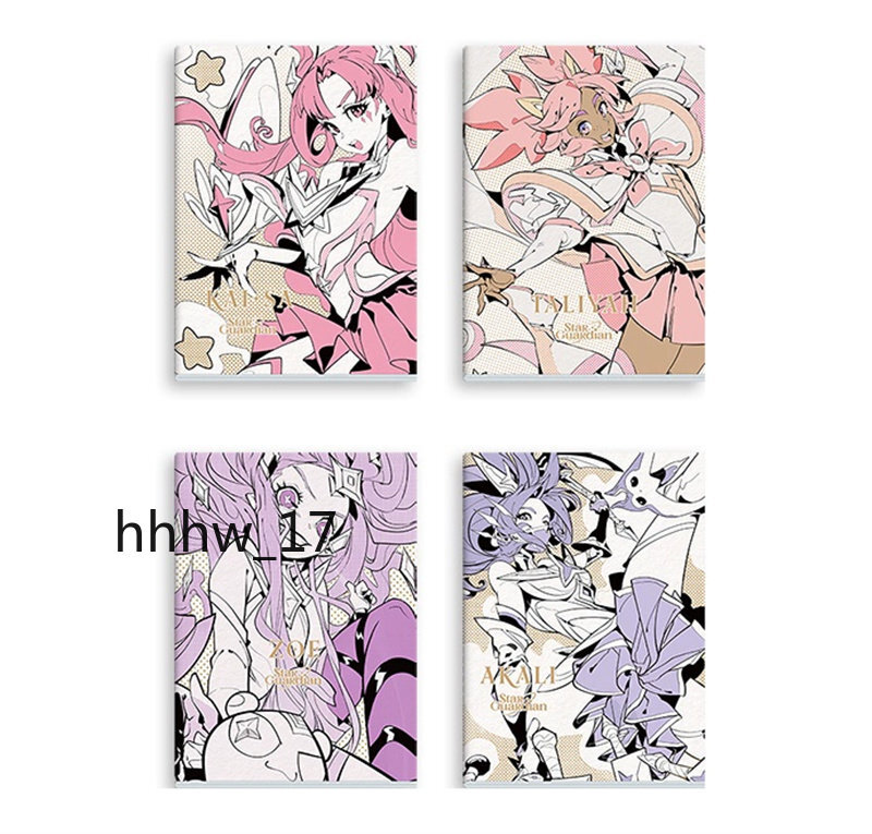 League of Legends STAR GUARDIAN NoteBook (Lined) Ahri Akali Kai'sa Taliyah Zoe