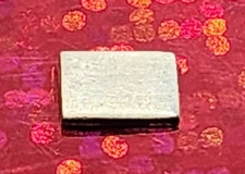 Vintage Tie Tack Tie Pin Tie Stay Gold Tone Simple Elegance Satin Rectangle