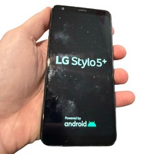 LG Stylo 5 LM-Q720AM 32GB Black Smartphone - Good - AT T