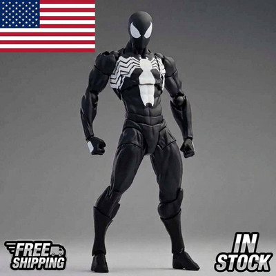 NEW  Messtoys Symbiote Spider-Man Black Spider Action Figure