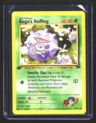 Koga's Koffing 79/132 Gym Challenge 1st Edition Common