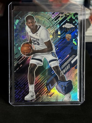 #ad #ad 2025 26 Topps Chrome Cedric Coward Aqua Go Time Refractor 199 Rookie Memphis $19.00