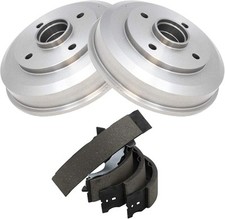 TRQ Rear Brake Shoe & Drum Kit for 2000-2008 Ford Focus