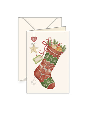 Jonny Javelin Biglietto di auguri di Natale artistico, con scritta