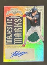 2025 Panini Crusade Majestic Marks Auto Brandon Winokur #23 Minnesota Twins