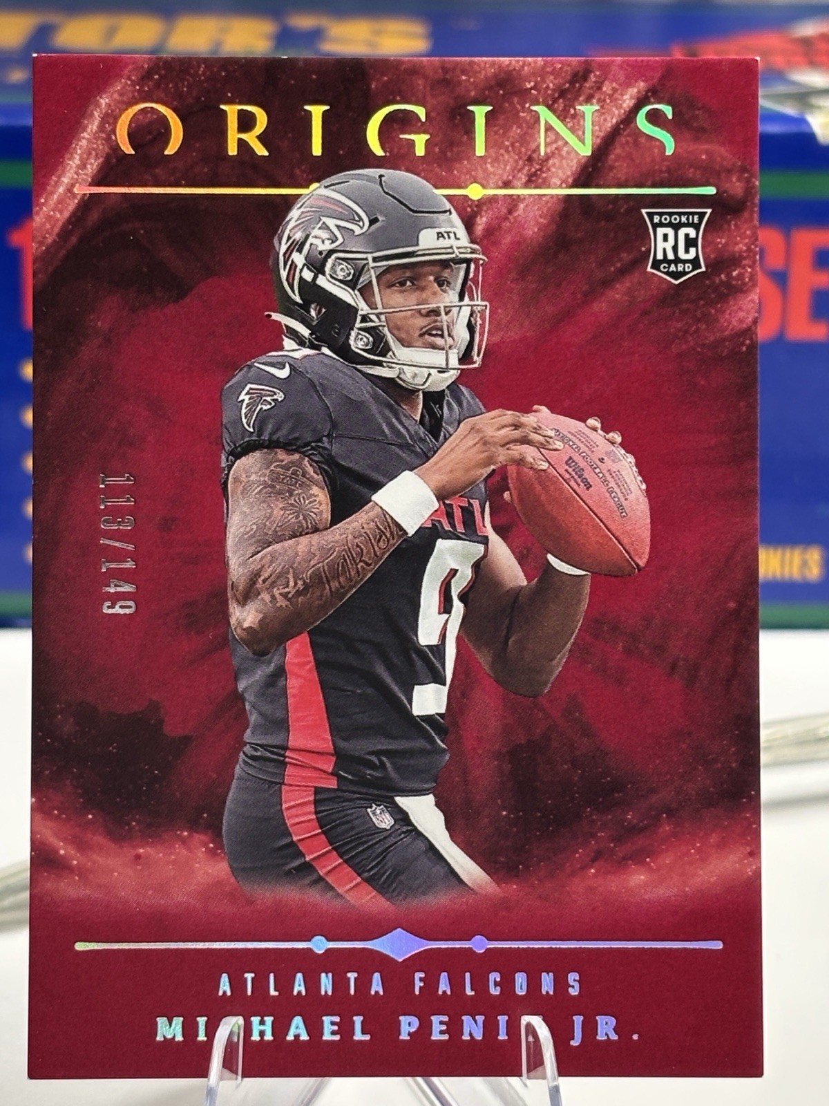 2024 Panini Origins - Rookies Michael Penix Jr. #124 Red /149 (RC)