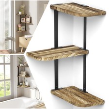 Eck-Schwimm Regale Zickzack Eckregal Wandregale Rustikale Hängeregal Bücherregal