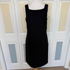 Vintage Casual Corner Women's Size 8 Little Black Dress Classic Sheath