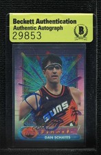 BAS 1994-95 Topps Finest Refractor Danny Schayes #309 Authentic Auto 3c7