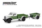 Greenlight Hitch & Tow 32 - 1950 Dodge Power Wagon & 1/4 Ton Trailer 32320-A