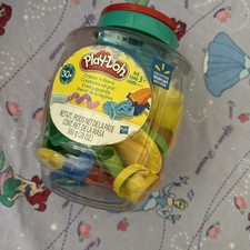 Play-Doh Fun Tub Set, 30 Accessories Reusable Storage Container, Preschool 15