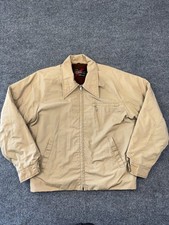 Vintage Sears The Men’s Store Jacket 40 Reg Tan Pile Lined Work Coat USA