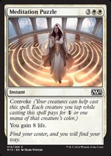 x4 Meditation Puzzle - Magic 2015 (M15) - NM - MTG
