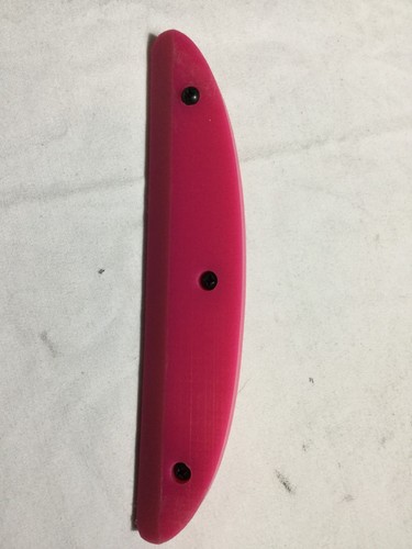 CENTURY Skateboard tail bone style Skid Plate, POP PINK,  8.25