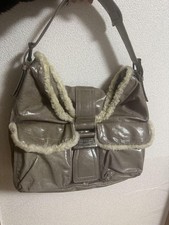 Givenchy Women Bag Gray Shoulder With Fur Lim...
