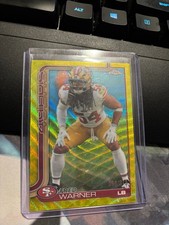 Topps 2025 Chrome Fred Warner Gold 064/275 Serial #268 San Francisco 49ers NFL