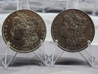Lot of 2 - 1896-P & 1881-O Morgan Dollars. Genuine Weight SEE Pics