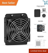 Water Cooling Radiator Aluminum 120mm Fan CPU GPU Industrial PC Cooling