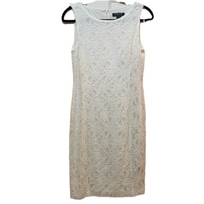 ralph lauren sleeveless lace dress Sleeveless Lace Midi Dress
