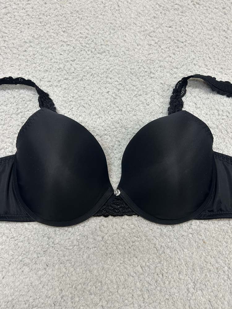 Natori Bra 34C T-Shirt Bra 736037 Body Doubles Lace Trim Full Fit T-Shirt Bra