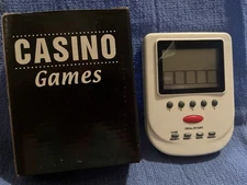 Pro Tech 5 In 1  Casino Games- Hand Held model GI 969 NEW IN BOX!!