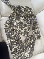 ARMY Camouflage Uniform Costume Multicolor Polyester KIDS Size M Elastic
