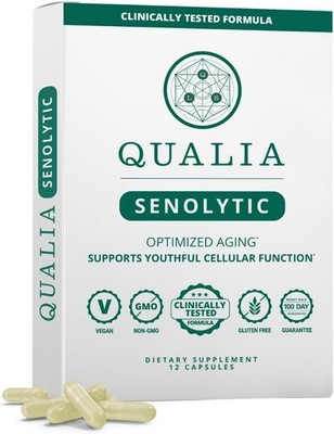 QUALIA Senolytic Supports Youthful Cellular Function 12 Count Free Shipping