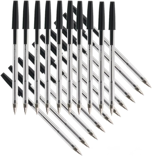 KF34042 Packung 20 Kugelschreiber schwarz 1 Stück 20er Pack - Bild 1 von 4