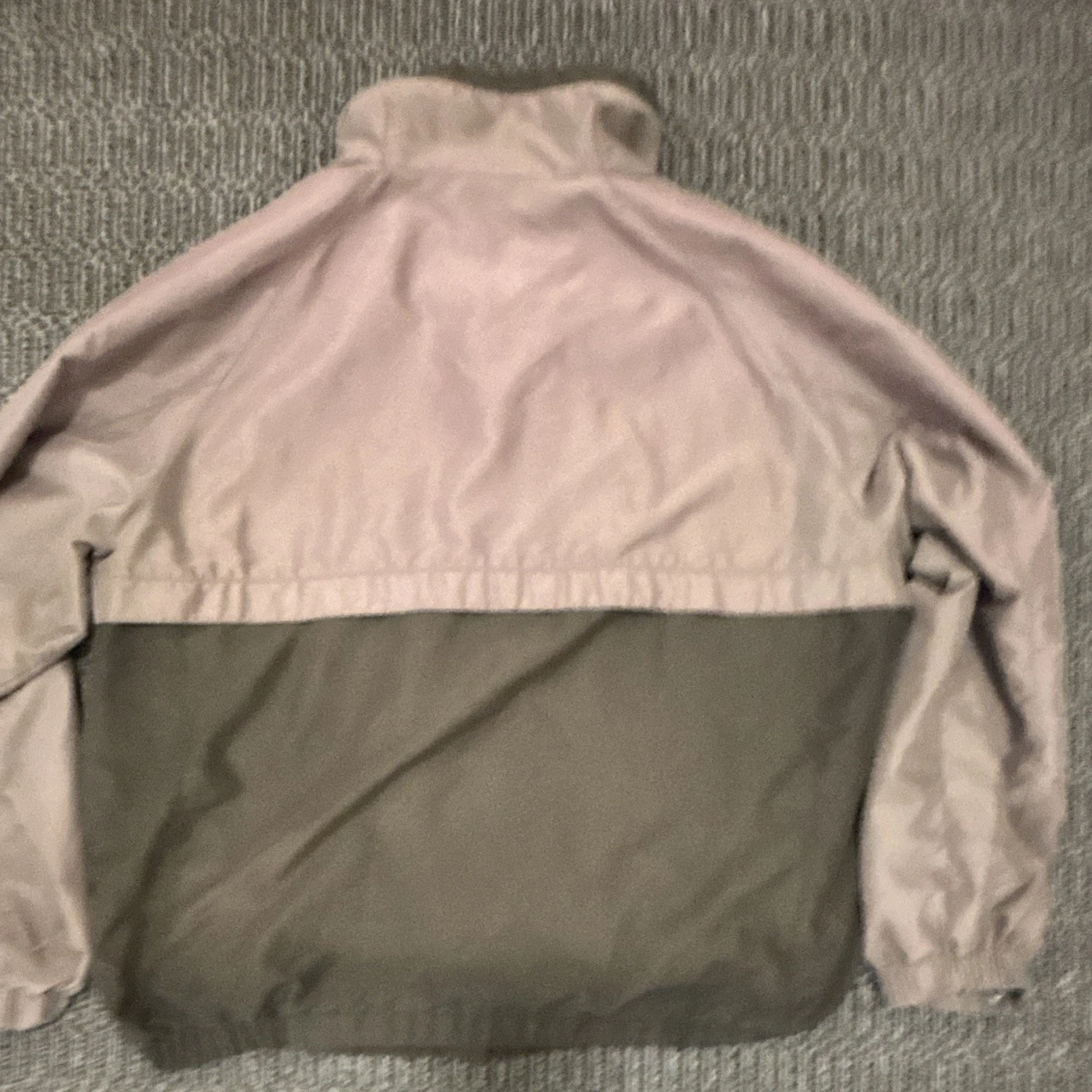 Perry Ellis Portfolio Men's XL Microfiber Full Zip Jacket Taupe/Green image 8
