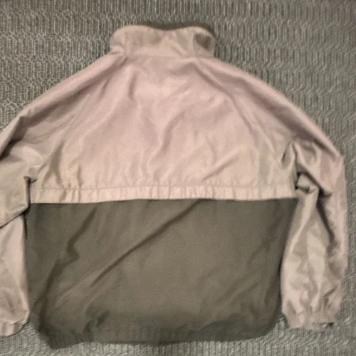 Perry Ellis Portfolio Men's XL Microfiber Full Zip Jacket Taupe/Green image 8