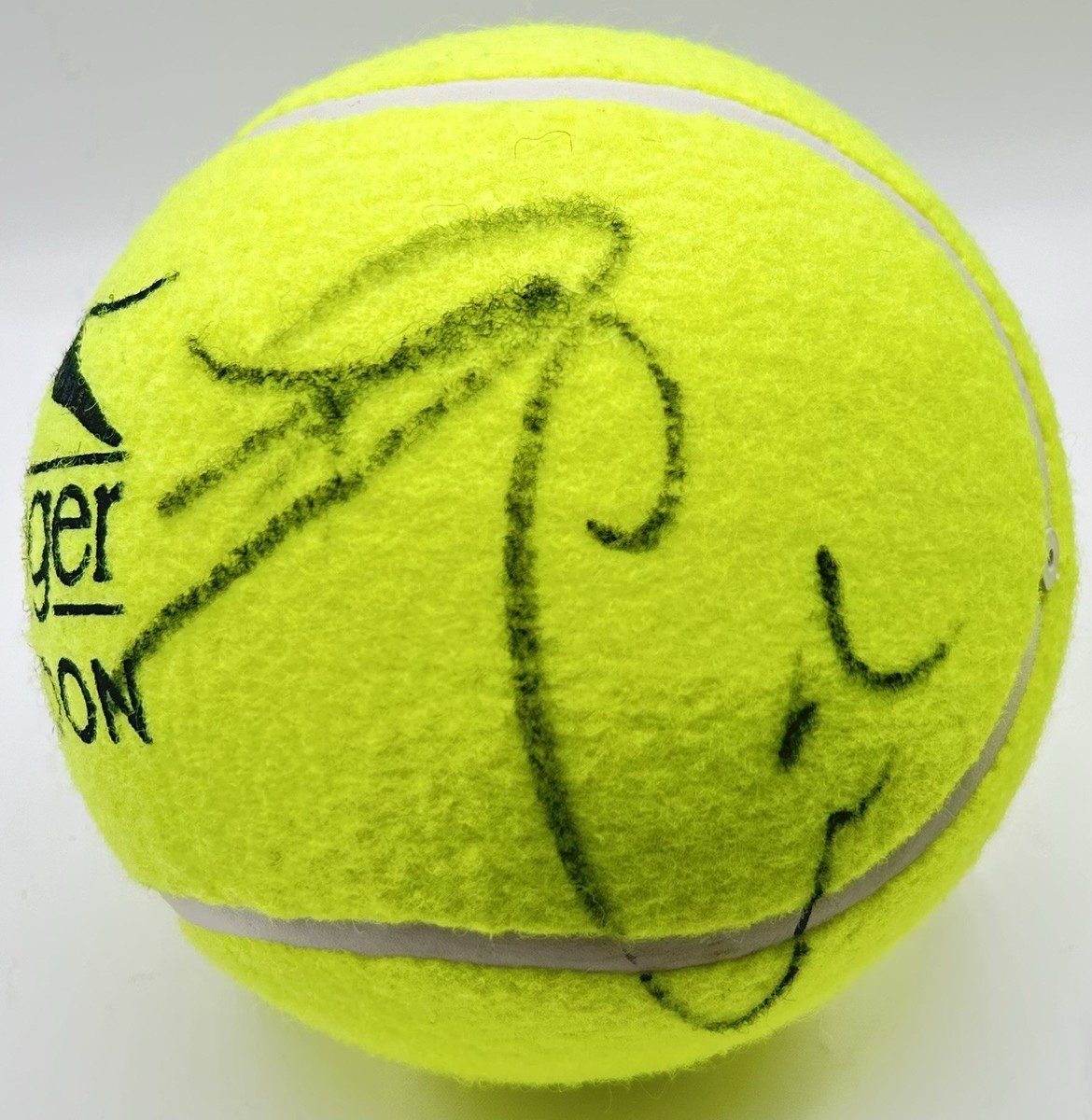 Carlos Alcaraz & Jannik Sinner Signed Wimbledon 5” Jumbo Tennis