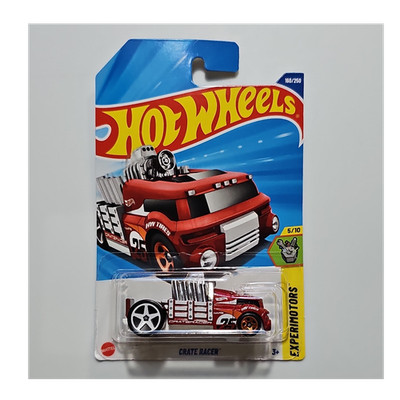 Hot Wheels Crate Racer Experimotors 1:64 Red White Diecast Car Unopened