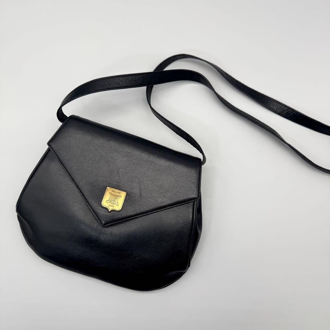 CELINE　セリーヌ ショルダーバッグ Celine Macadam Bag CELINE セリーヌ マカダム柄 ショルダーバッグ PVC レディース