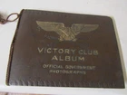 VINTAGE MILITARY WW2 ERA VICTORY CLUB PHOTO ALBUM WITH 45 PICTURES PHOTOGRAPHS